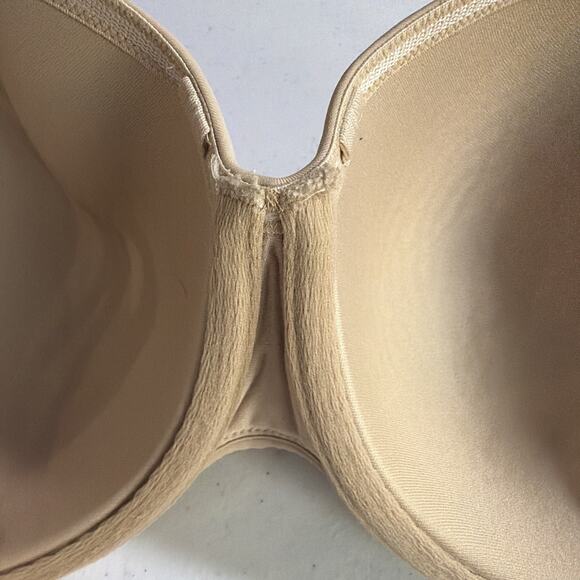 Cacique Beige Boost Multi-Way Strapless Bra Nylon Spandex Underwire 46C - Picture 5 of 13